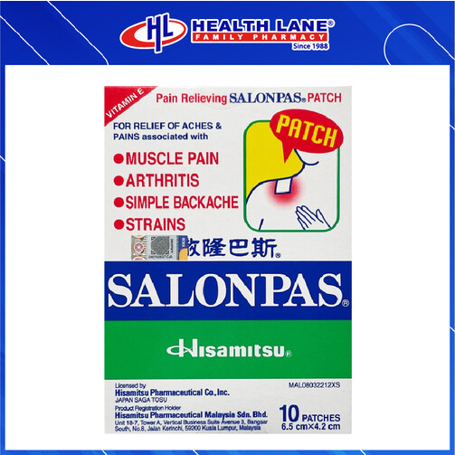SALONPAS 6.5CMx4.2CM (10'S)