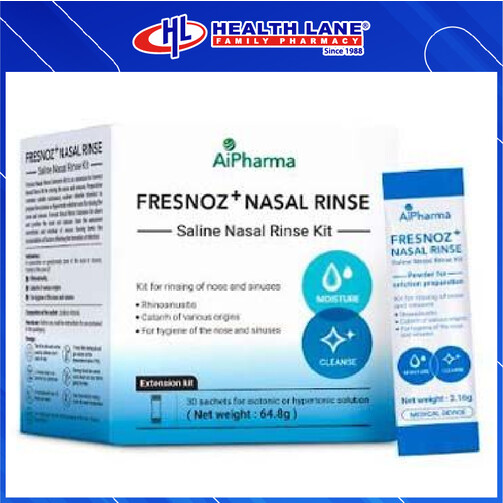 FRESNOZ+ NASAL RINSE KIT REFILL 30'S