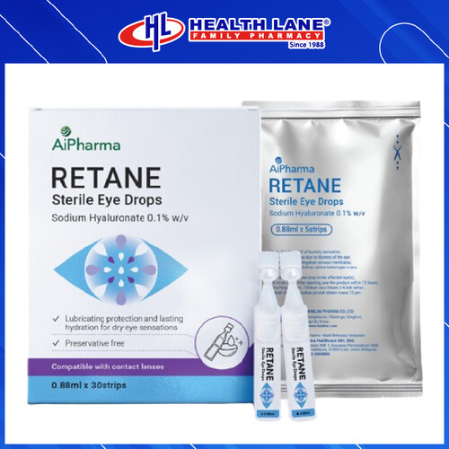RETANE EYE DROPS 0.88ML x 5'S