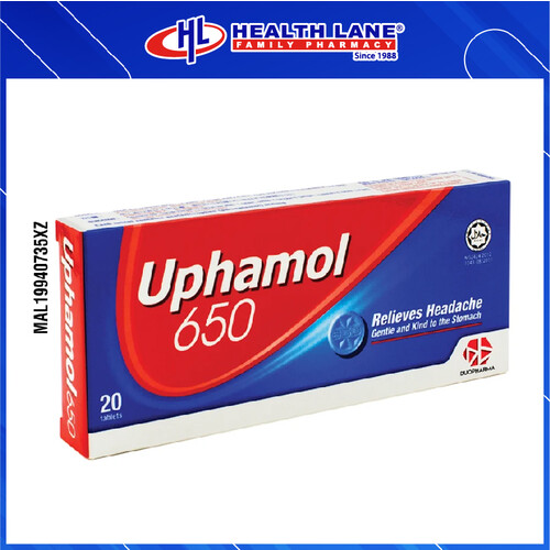 UPHAMOL 650MG (10'S)