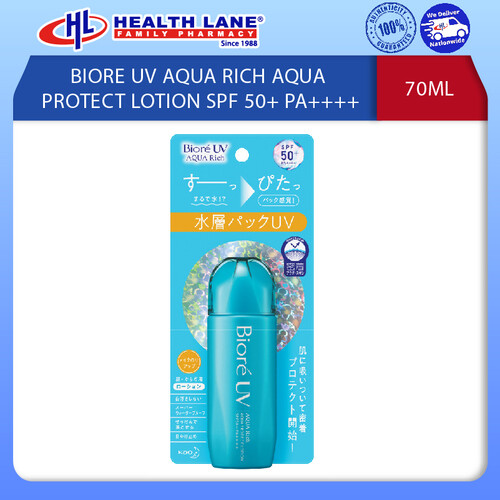 Biore Uv Aqua Rich Aqua Protect Lotion Spf 50+ Pa++++ 70Ml