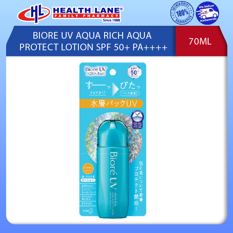 BIORE UV AQUA RICH AQUA PROTECT LOSYEN SPF 50+ PA++++ 70ML