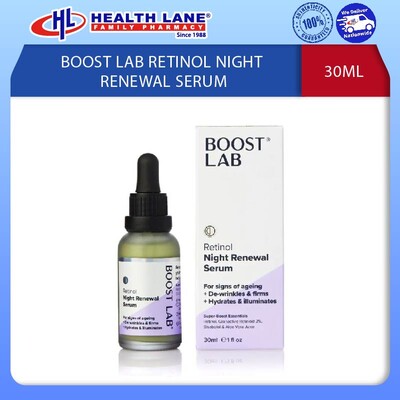 BOOST LAB RETINOL NIGHT RENEWAL SERUM 30ML