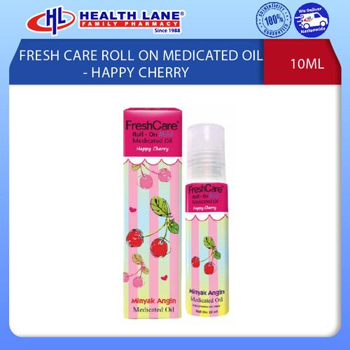 FRESH CARE ROLL ON MEDICATED OIL - HAPPY CHERRY
