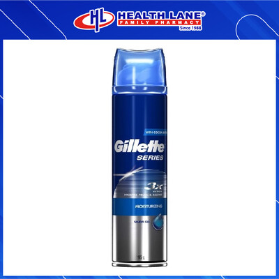 GILLETTE SERIES SHAVING GEL (LEMBAP) - 195G
