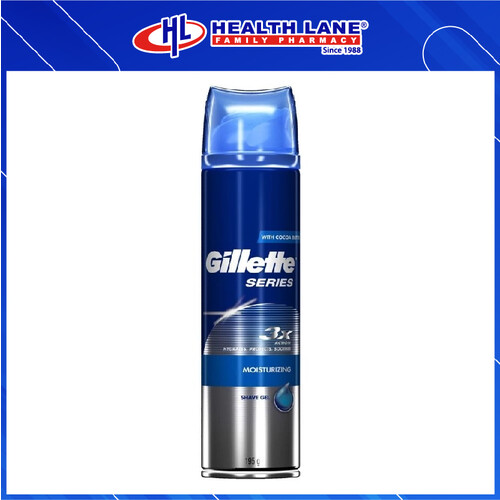GILLETTE SERIES SHAVING GEL (MOIST) - 195G