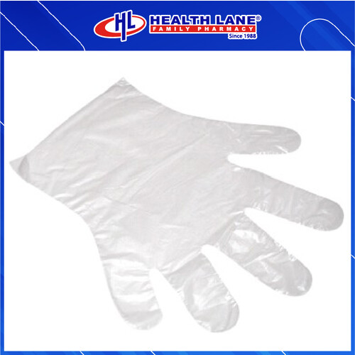 POLYETHYLENE EMBOSSED GLOVE- MIXED BRAND (100'S) FREE SIZE