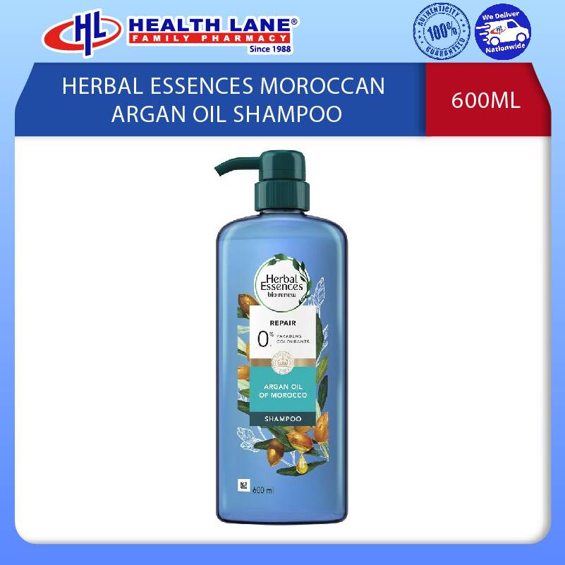 HERBAL ESSENCES MOROCCAN ARGAN OIL SHAMPOO (600ML)