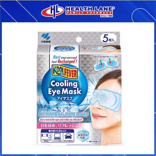 KOOL FEVER COOLING EYE MASK 5 PAIR - ADULT