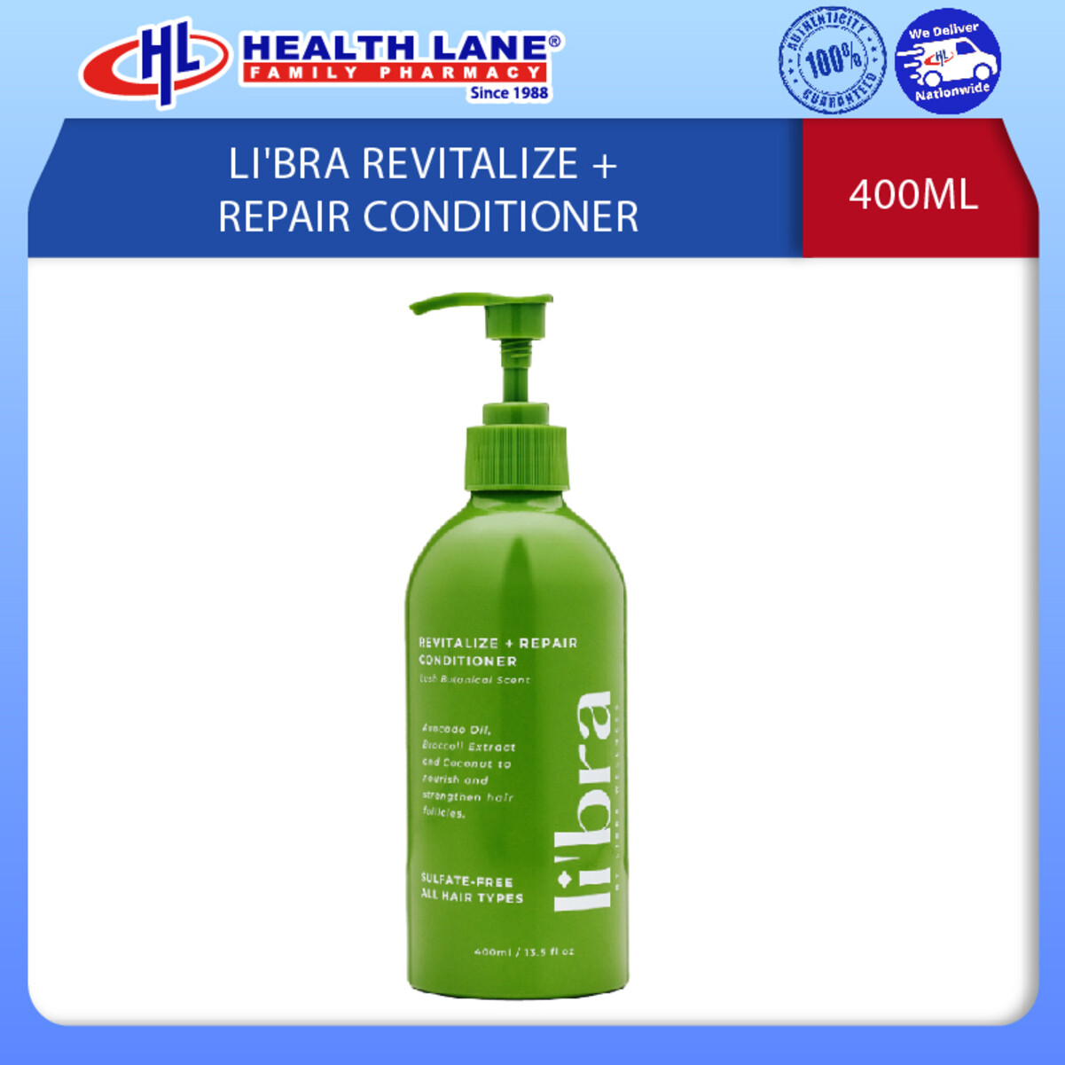 LI'BRA REVITALIZE + REPAIR PERAPI 400ML