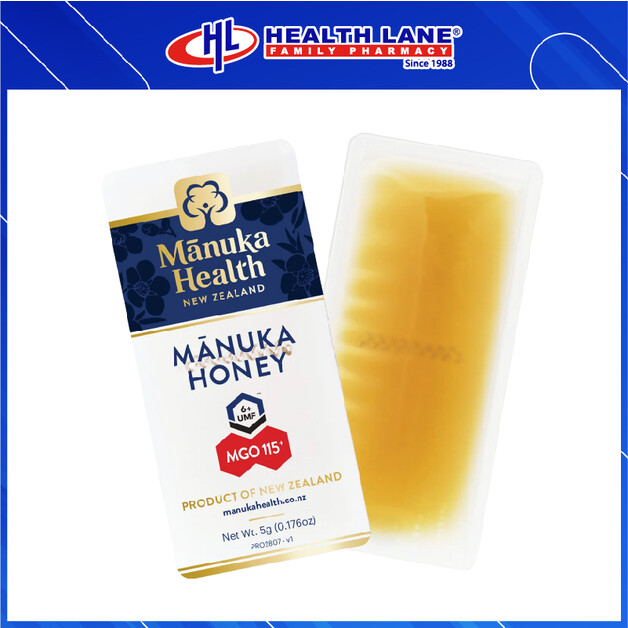 HEALTH MANUKA HONEY MGO 115+ 5G X 12'S