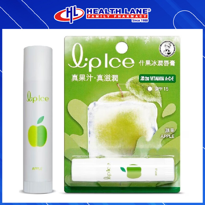 MENTHOLATUM LIPICE FRUITY LIP BALM SPF 15 - APPLE 3.5G (23284358)