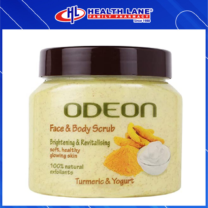 ODEON MUKA & BODY SCRUB - TURMERIC & YOGURT (300ML)