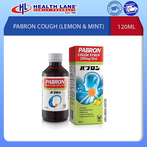 PABRON COUGH LEMON & PUDINA(120ML)