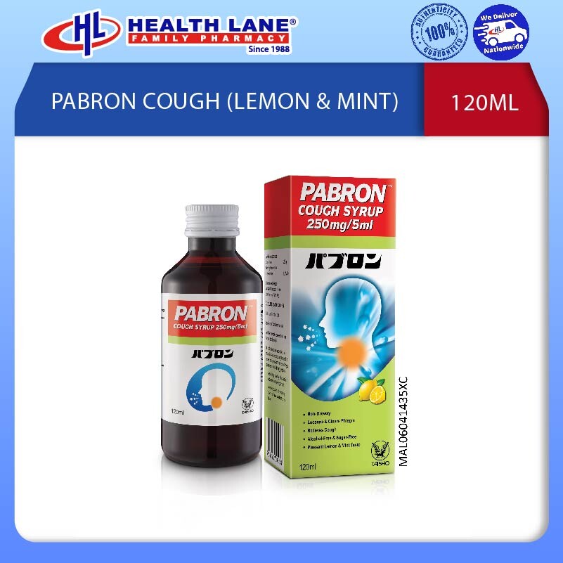 PABRON COUGH LEMON & PUDINA(120ML)