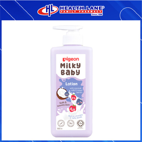 PIGEON MILKY BABY LOTION (500ML)