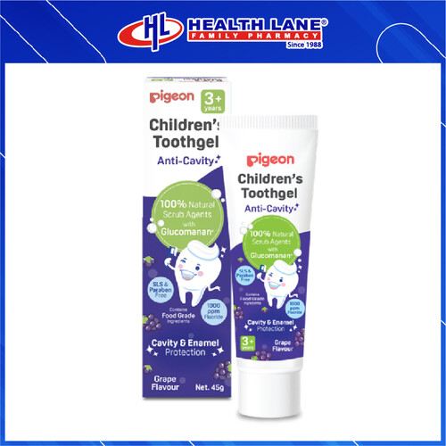 PIGEON KID TOOTHGEL ANTI CAVITY GRAPE 45G