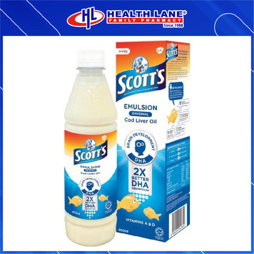 SCOTT'S EMULSION ORIGINAL 400ML