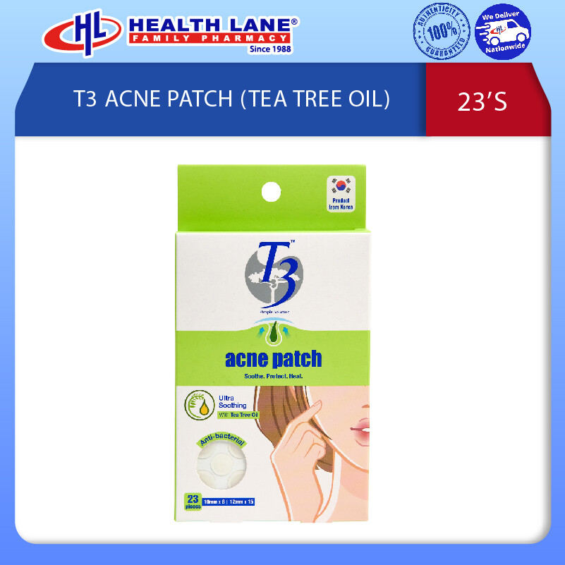 T3 ACNE PATCH (TEA TREE OIL) 23'S