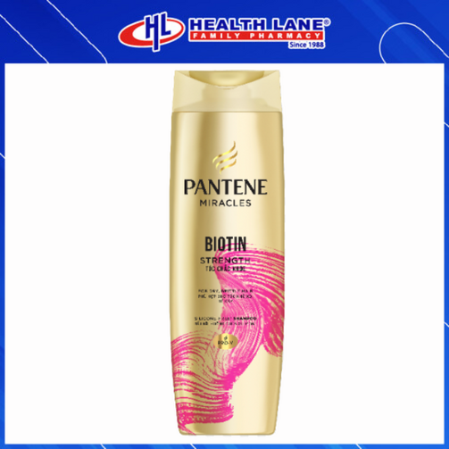 PANTENE MIRACLES SHAMPOO BIOTIN STRENGTH 300ML