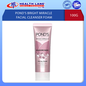 POND’S BRIGHT MIRACLE FACIAL CLEANSER FOAM 100G