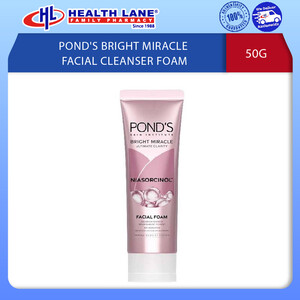 POND’S BRIGHT MIRACLE FACIAL CLEANSER FOAM 50G