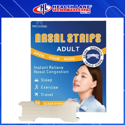 PROXIMA NASAL STRIPS - ADULT (10'S)