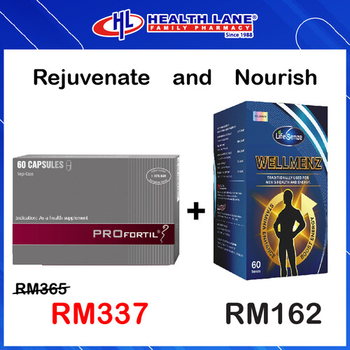 [BUNDLE DEAL] PROFORTIL + WELLMENZ