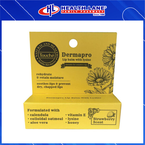 HLP TOUCHE DERMAPRO LIP BALM WITH LYSINE 4G