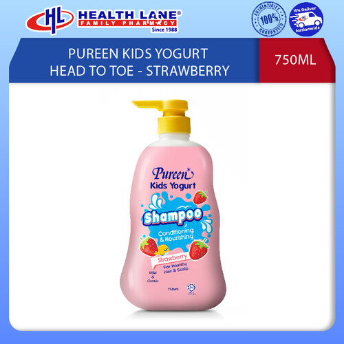 PUREENKIDS YOGURT SHAM 750ML- STRAWBERRY