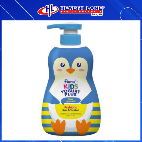 PUREENKIDS YOGURT + PREBIOTICS SOAP SATU BODY - FIZZY LIMAU (700ML)
