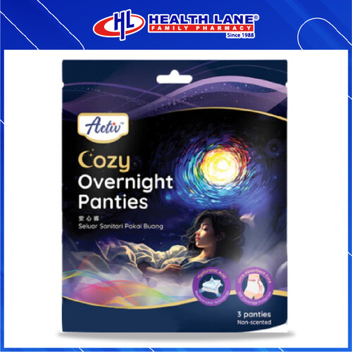 RESPACK ACTIV COZY SELUAR NIGHT S/M 3'S