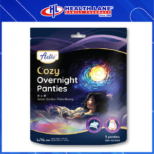 RESPACK ACTIV COZY PANTIES NIGHT L/XL 3'S 