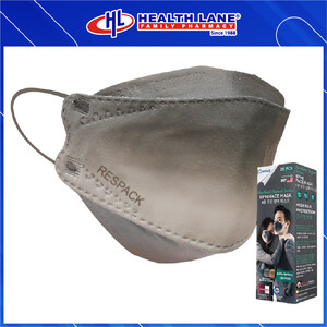 RESPACK  FACE MASK 4PLY KF94 EARLOOP- GRADIENT GREY (20'S)