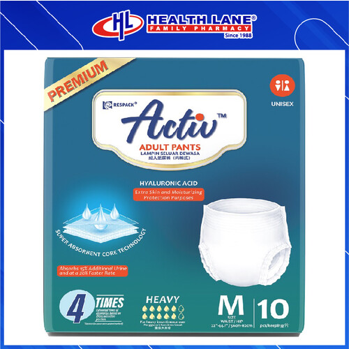RESPACK ACTIV PREMIUM ADULT PANTS (M) 10'S