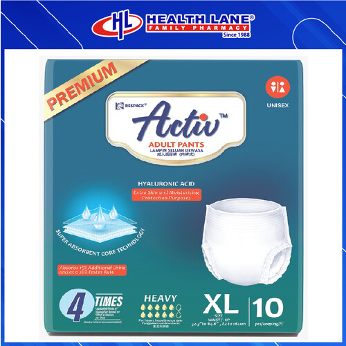 RESPACK ACTIV PREMIUM ADULT PANTS (XL) 10'S