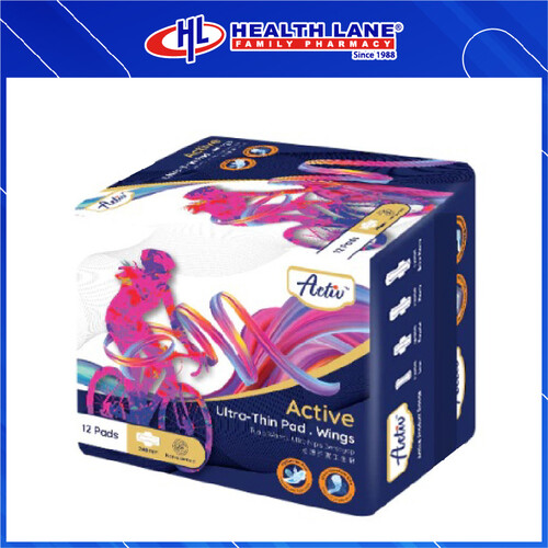 RESPACK ACTIV ULTRA-THIN PAD BERSAYAP 240MM 12'S