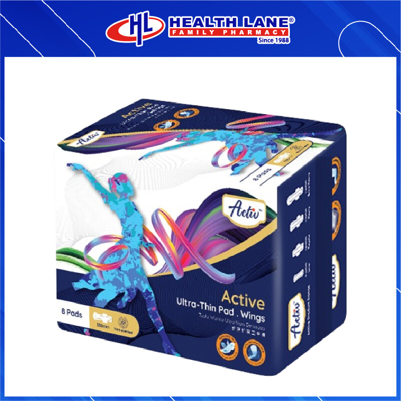 RESPACK ACTIV ULTRA-THIN PAD BERSAYAP 330MM 8'S