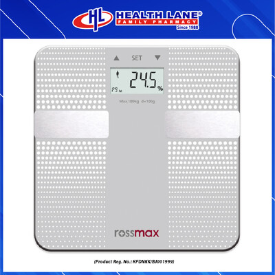 ROSSMAX BODY FAT MONITOR DENGAN SCALE-WF260