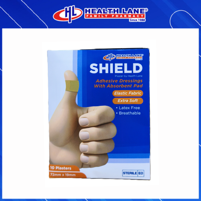 SHIELD ELASTIC PLASTER 10'S