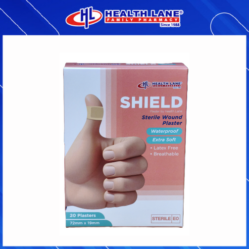 SHIELD WATERPROOF SKIN PLASTER 20'S