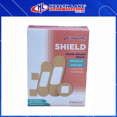 SHIELD WATERPROOF SKIN PLASTER 20'S (MIX)