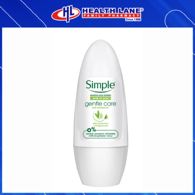 SIMPLE ANTI-PERSPIRANT DEO GENTLE 45ML