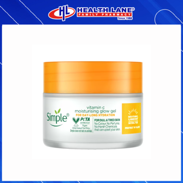 SIMPLE PROTECT & GLOW VITAMIN C MOISTURISING GEL 40G