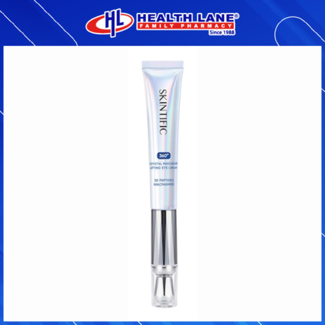 SKINTIFIC 360 CRYSTAL MASSAGER LIFTING EYE CREAM 20G 