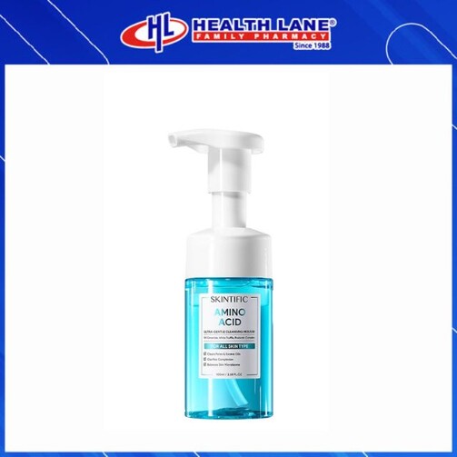 SKINTIFIC AMINO ACID ULTRA-GENTLE CLEANSING MOUSSE 100ML SKINTIFIC AMINO ACID ULTRA-GENTLE CLEANSING MOUSSE 100ML