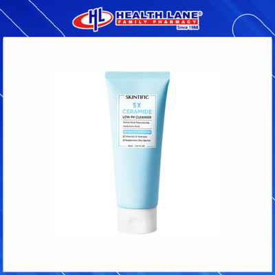 SKINTIFIC-5X CERAMIDE LOW PH CLEANSER 120ML