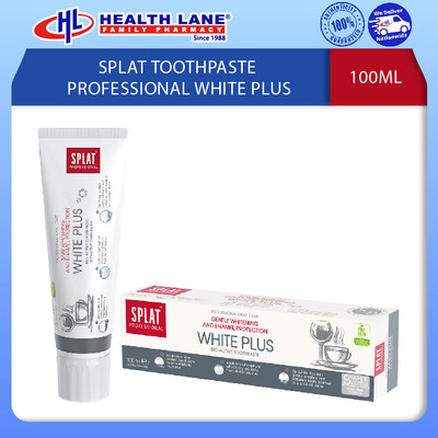 SPLAT TOOTHPASTE PROFESSIONAL WHITE PLUS 100ML