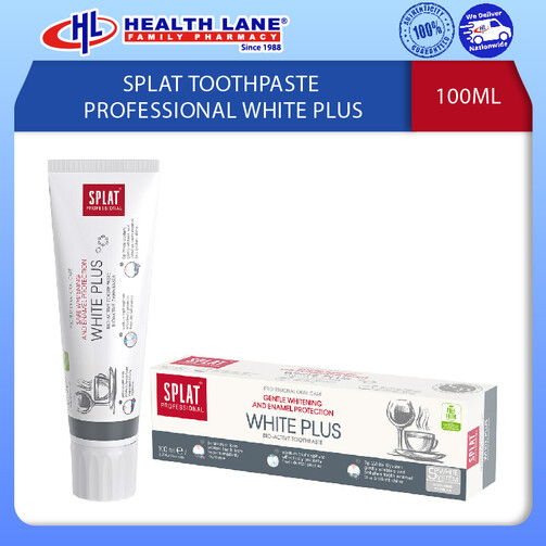 SPLAT TOOTHPASTE PROFESSIONAL WHITE PLUS 100ML