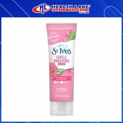 ST. IVES ROSE WATER & ALOE VERA SCRUB 50G   